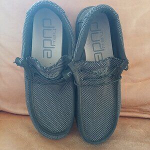Hey Dude Men's Size 9 Wally Funk Mono Slip-On Casual Shoes Gray Loafer